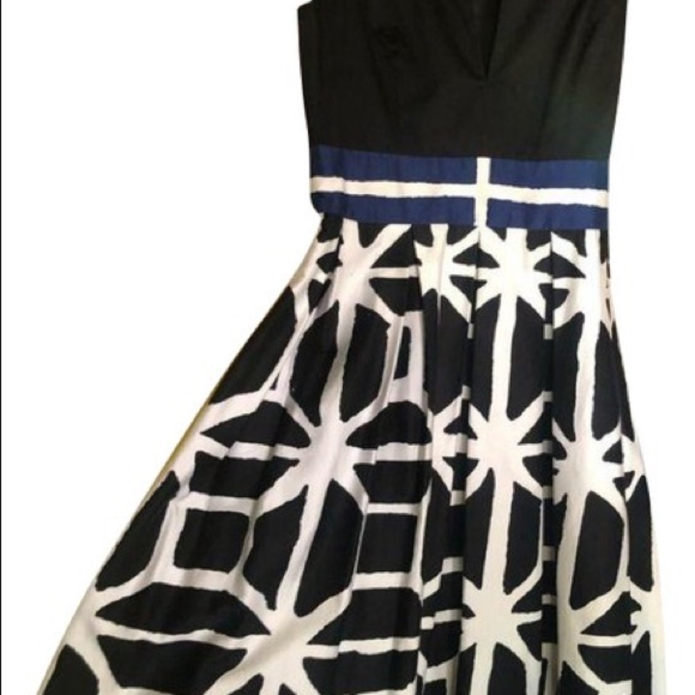 Donna Ricco summer pleated sleeveless dress.size 10